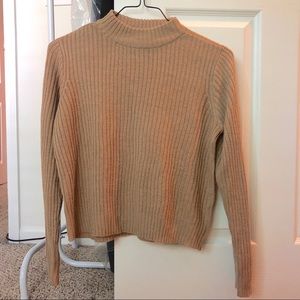 H&M • Ribbed Mock-neck Sweater